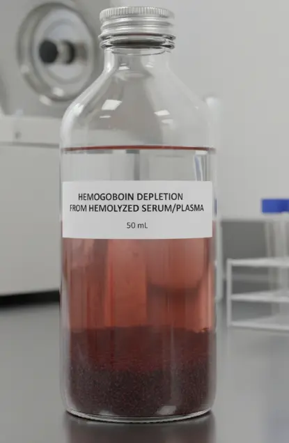 Hemoglobin Depletion From Hemolyzed Serum/Plasma